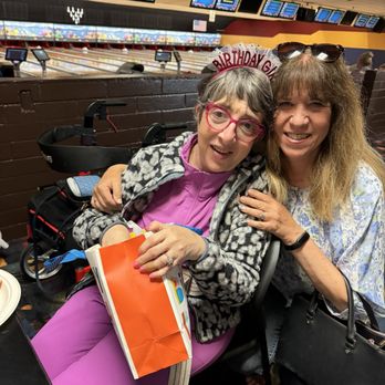 Monterey Lanes - My Sister and Christina Hunt, the former leader of the day program at the Gateway Center of Monterey for over 40 years! - Bowling Near Me - Monterey, California Monterey Lanes - My Sister and Christina Hunt, the former leader of the day program at the Gateway Center of Monterey for over 40 years! - Bowling Near Me - Monterey, California