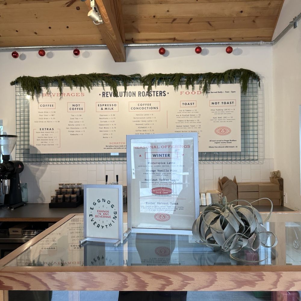 Revolution Roasters - Menu - Coffee Roasteries Near Me - Carlsbad, California