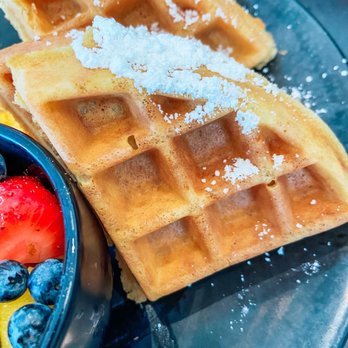 Cafe Patachou - Waffle Fresh Fruit Salad - Breakfast & Brunch Near Me - Indianapolis, Indiana