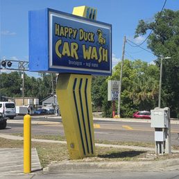Exterior outside entrance of Happy Duck Car Wash - 24/7 accessibility also well lit during evening and night time hours. - Seffner, Florida Exterior outside entrance of Happy Duck Car Wash - 24/7 accessibility also well lit during evening and night time hours. - Seffner, Florida