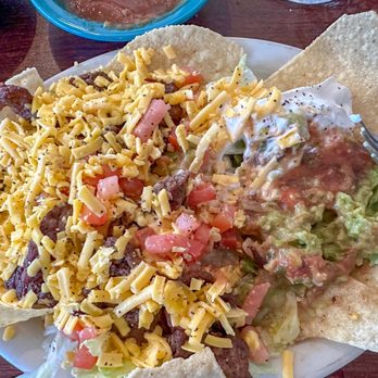 Enchiladas Y Mas - Beef fajita salad with extra cheese. - Salad Near Me - Austin, Texas