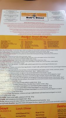 Menu photo 8 Bob's Diner Carnegie, PA Menu photo 8 Bob's Diner Carnegie, PA