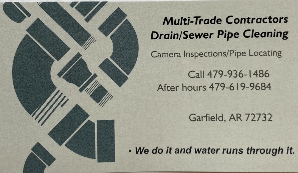 Slide of Multi Trade Contractors Drain/ Sewer Pipe Cleaning