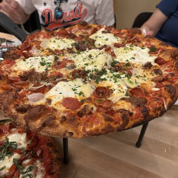 Mootz Pizzeria + Bar - 14" Beast Of Burden. - Pizza Near Me - Detroit, Michigan Mootz Pizzeria + Bar - 14" Beast Of Burden. - Pizza Near Me - Detroit, Michigan