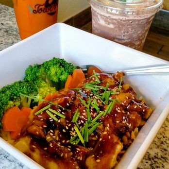 Tower Tea - Best chicken katsu ever. Chicken: crispy outside/tender inside. Sauce: flavorful. Rice: fluffy. Vegetables: taste fresh and not overcooked. - Bubble Tea Near Me - Fresno, California