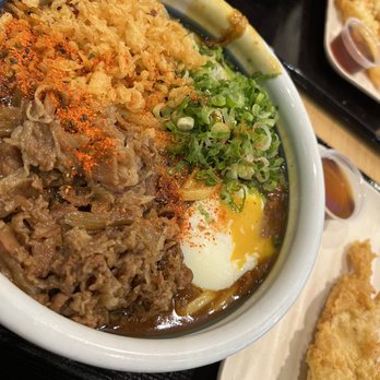 Marugame Udon - Large Curry Nikutama - Japanese Near Me - Arcadia, California