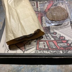 2 subs , pizza and whopper pie