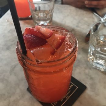Jacob's Pickles - Jam jar! Wow strawberries are not in season but I really could not tell :O - Comfort Food Near Me - New York, New York