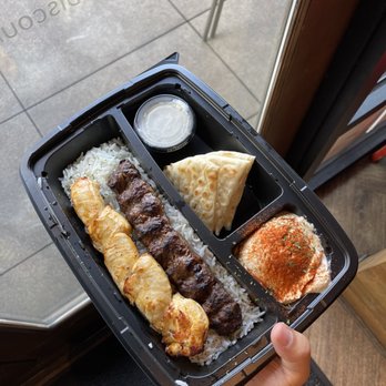 Luna Grill Cerritos - Chicken Kabob & Koobideh Kabob Plate - Mediterranean Near Me - Cerritos, California Luna Grill Cerritos - Chicken Kabob & Koobideh Kabob Plate - Mediterranean Near Me - Cerritos, California