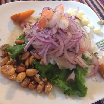 Incas Restaurant - Ceviche mixto - Peruvian Near Me - Key West, Florida Incas Restaurant - Ceviche mixto - Peruvian Near Me - Key West, Florida