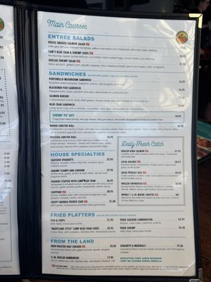 Menu photo 1 Sam's Chowder House Half Moon Bay, CA Menu photo 1 Sam's Chowder House Half Moon Bay, CA