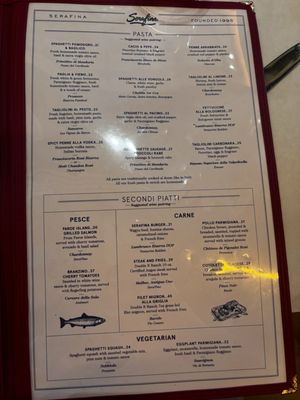 Menu photo 6 Serafina Financial District New York, NY Menu photo 6 Serafina Financial District New York, NY