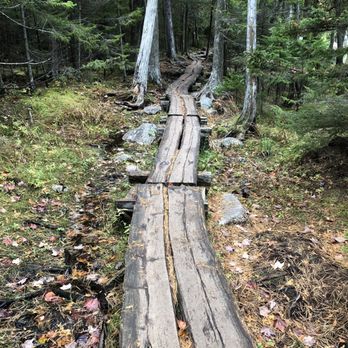 Jordan Pond Hiking trails - Path needs attention. Passing folk is a challenge - Hiking Near Me - Bar Harbor, Maine