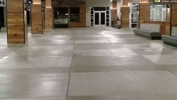 Showroom and Gym Cleaning - Besides just overall commercial cleaning, we specialize in the re-coating of floors to provide a chemical resistant finish and seal. All services performed using the top brand in North America for environmental standards and certification - EcoLogo.
