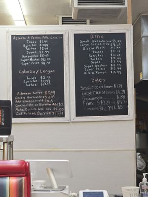 Menu photo 3 Tacos Los Salazares Hesperia, CA