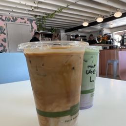 Caramel latte, Ube Mactha Caramel latte, Ube Mactha