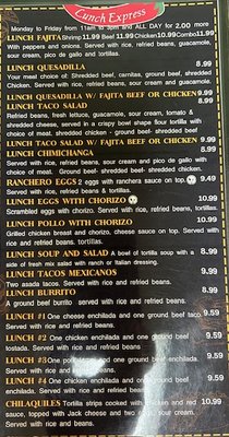 Menu photo 8 Fajitas Grill Tulsa, OK