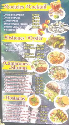 Menu photo 7 El Muelle De San Blas Anaheim, CA
