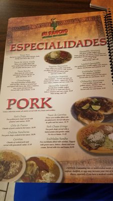 Menu photo 3 Mi Rancho Aiken, SC Menu photo 3 Mi Rancho Aiken, SC