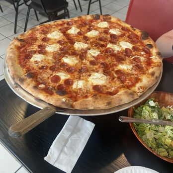 Rockaway Pizzeria - Pepperoni pizza with ricotta and hot honey - Pizza Near Me - Pittsburgh, Pennsylvania