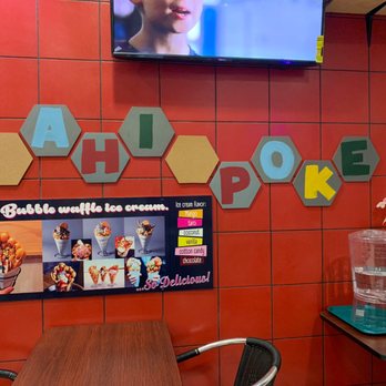 Ahi Poke - Welcome to Ahi Poke. They have a tv and water station if you don't want to buy a drink - Poke Near Me - Santee, California Ahi Poke - Welcome to Ahi Poke. They have a tv and water station if you don't want to buy a drink - Poke Near Me - Santee, California