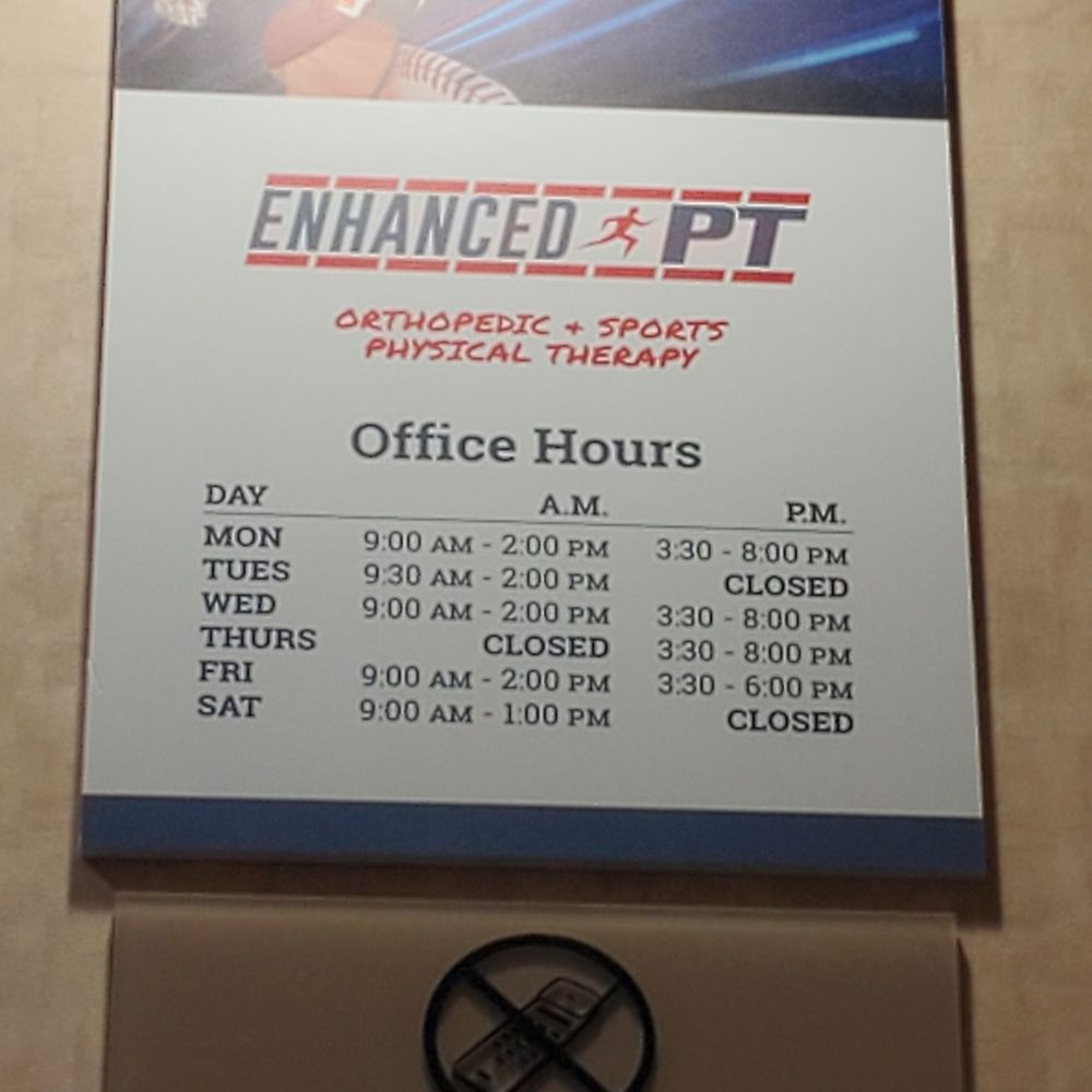 Enhanced Physical Therapy - Hours of operation - Physical Therapy Near Me - Mineola, New York