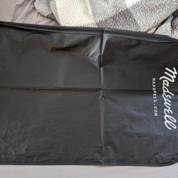 Madewell - Did not come with a fancy hanger, but this is better than nothing