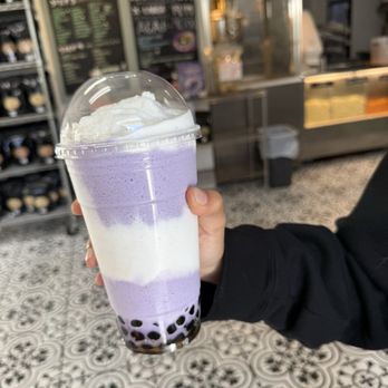Always Popping - Taro Milk Tea - Bubble Tea Near Me - Carlsbad, California Always Popping - Taro Milk Tea - Bubble Tea Near Me - Carlsbad, California
