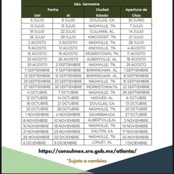Consulado General de Mexico - Prove of what they have on their website