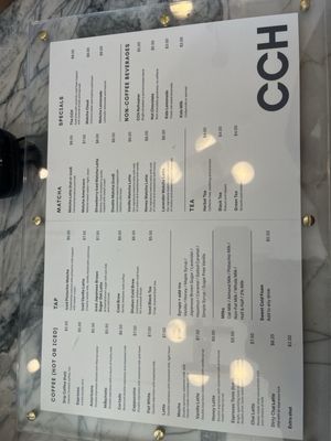 Menu photo 2 Calabasas Coffee House Calabasas, CA