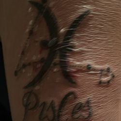 Fate and Fortune Tattoo Studio - Actual artwork by tracing artist
