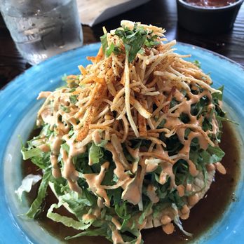 Verde - Beef tostada. - Mexican Near Me - Lihue, Hawaii Verde - Beef tostada. - Mexican Near Me - Lihue, Hawaii