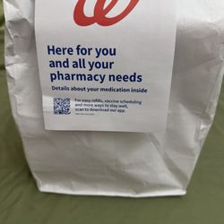 Walgreens - Pharmacy Bag
