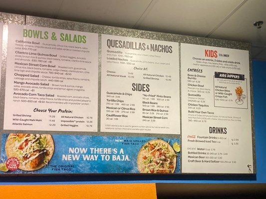 Menu photo 1 Rubio's Coastal Grill Mesa, AZ Menu photo 1 Rubio's Coastal Grill Mesa, AZ