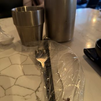 The Pho - Utensils are in a bag - Coffee & Tea Near Me - Modesto, California