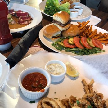 Yard House - Fried calamari, classic slider, chicken lettuce wrap, & ahi tuna - Vegetarian Near Me - Gaithersburg, Maryland Yard House - Fried calamari, classic slider, chicken lettuce wrap, & ahi tuna - Vegetarian Near Me - Gaithersburg, Maryland