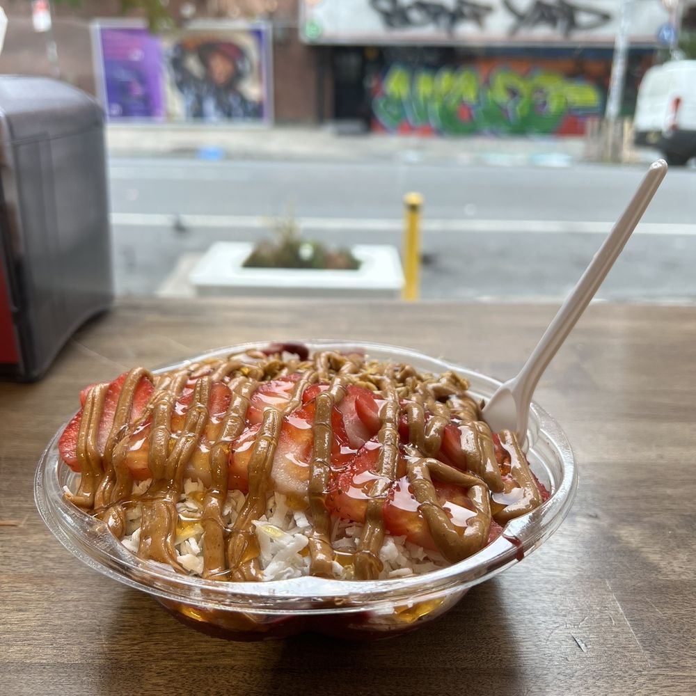 Baya Bar - Acai & Smoothie Shop - Pacific Beach with peanut butter - Juice Bars & Smoothies Near Me - New York, New York