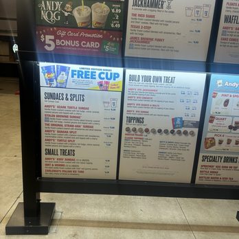 Andy's Frozen Custard - Ice Cream & Frozen Yogurt Near Me - Bossier City, Louisiana Andy's Frozen Custard - Ice Cream & Frozen Yogurt Near Me - Bossier City, Louisiana
