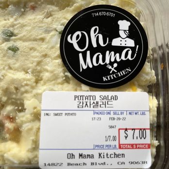 Oh Mama Kitchen - Potato salad - Korean Near Me - La Mirada, California