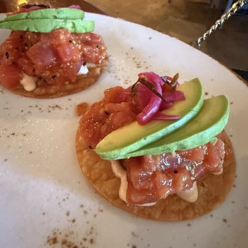 Karina's Mexican Seafood - Ahi Poke tostadas - Mexican Near Me - Chula Vista, California