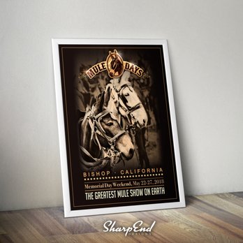 SharpEnd Designs - Poster design for Mule Days 2018 - Graphic Design Near Me