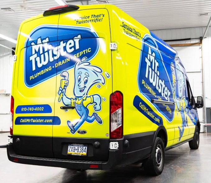 Slide of Mr Twister Plumbing