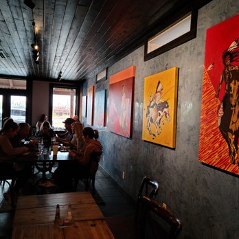 V6 Coffee Bar - I like these new paintings! - Coffee & Tea Near Me - Marathon, Texas