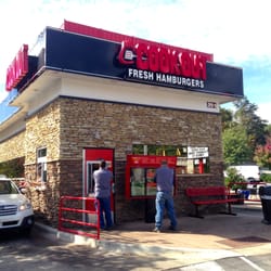 Cook Out - No indoor seating - but there are tables outside