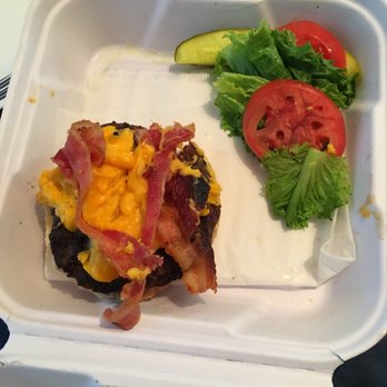 Ralph's Tavern - Cheeseburger with bacon and no top bun - Italian Near Me - Albany, New York Ralph's Tavern - Cheeseburger with bacon and no top bun - Italian Near Me - Albany, New York