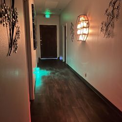 True REST Float Spa - Hallway with multiple rooms