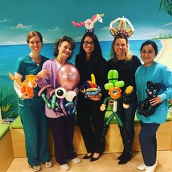 Somers Pediatric Dentistry - Balloon fun at the office