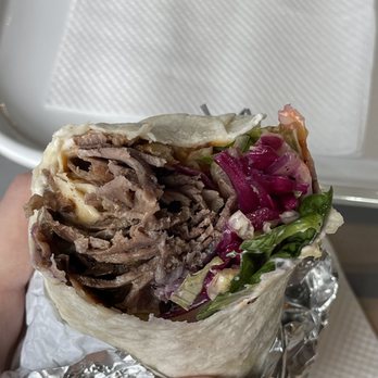 Parsley Doner - Wrap with beef and garlic sauce - Donairs Near Me - Burnaby, British Columbia