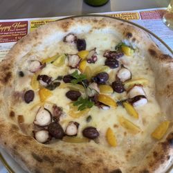 Octopus pizza