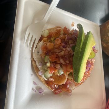 Da Seafood Cartel - Tostada de Camaron cocido - Seafood Near Me - Haleiwa, Hawaii Da Seafood Cartel - Tostada de Camaron cocido - Seafood Near Me - Haleiwa, Hawaii